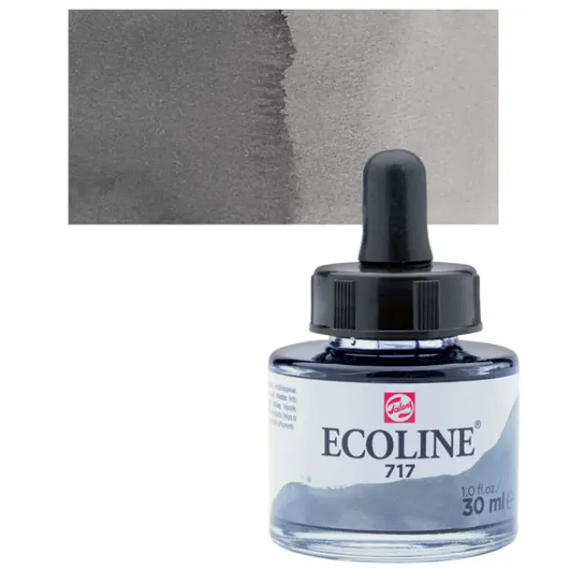 Μελάνι Talens Ecoline - 717 Cold Grey - 30ml