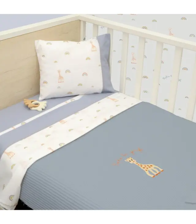 Κουβέρτα Πικέ Αγκαλιάς (75x95) Design 501 Sophie La Girafe