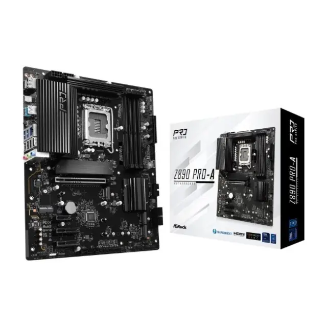 ASRock Motherboard Z890 Pro-A 1851 DDR5 (90-MXBP50-A0UAYZ)