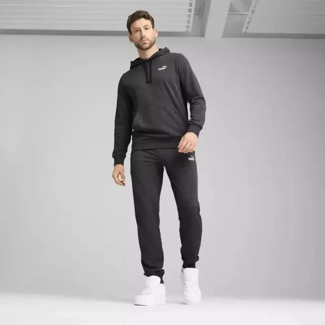 Puma Ess No1 Logo Sweatpants Dark Grey 682608-07 - XL 3