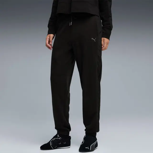 Puma HER Comfort High-Waist Sweatpants (691888-01) - Μαύρο