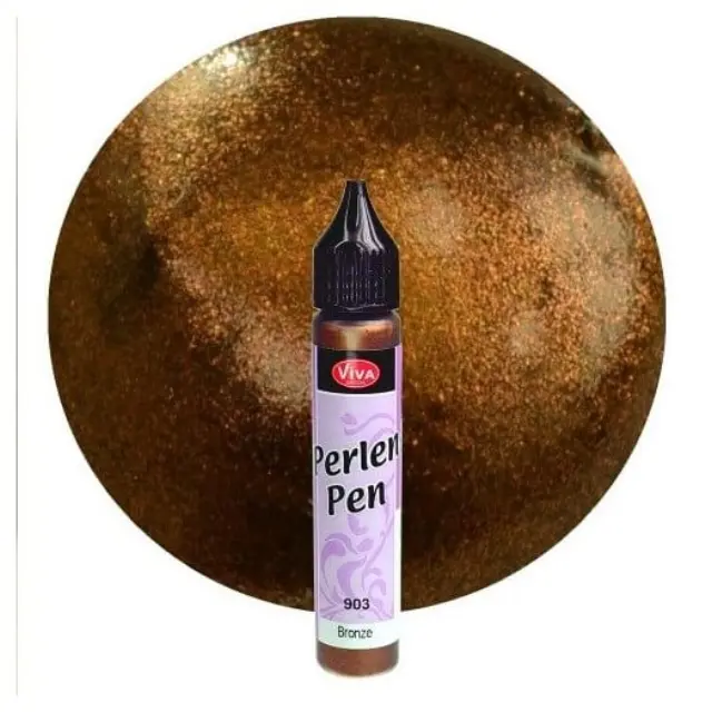 Perlen-Pen 25ml Viva Decor, Bronze