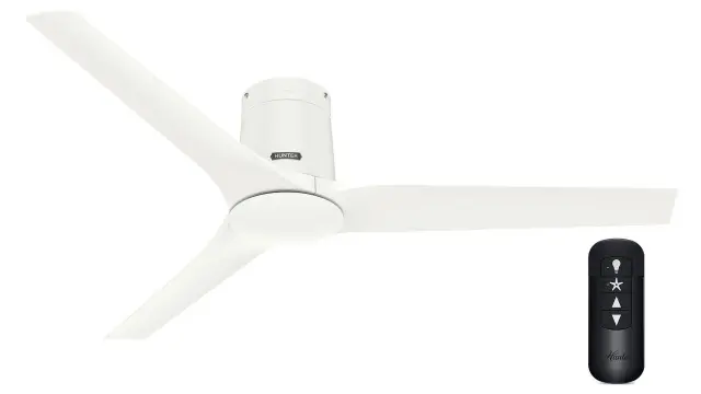 Hunter Athens 132 Low Profile - Fresh White - Ανεμιστήρας Οροφής