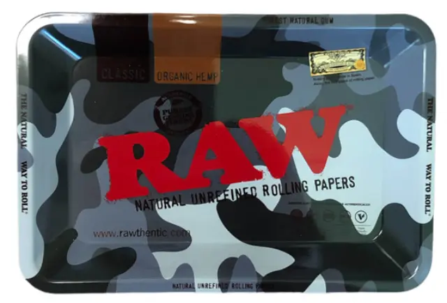 Raw Rolling Tray Δίσκος Urban Camouflage Mini (12x18cm)