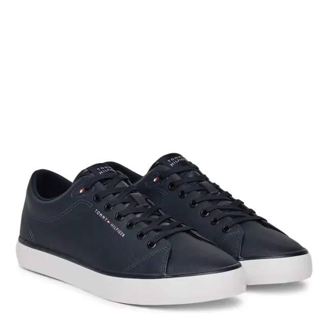 Ανδρικά Δερμάτινα Sneakers Tommy Hilfiger FM0FM05511 DW5 Μπλε Μπλε - 44 2