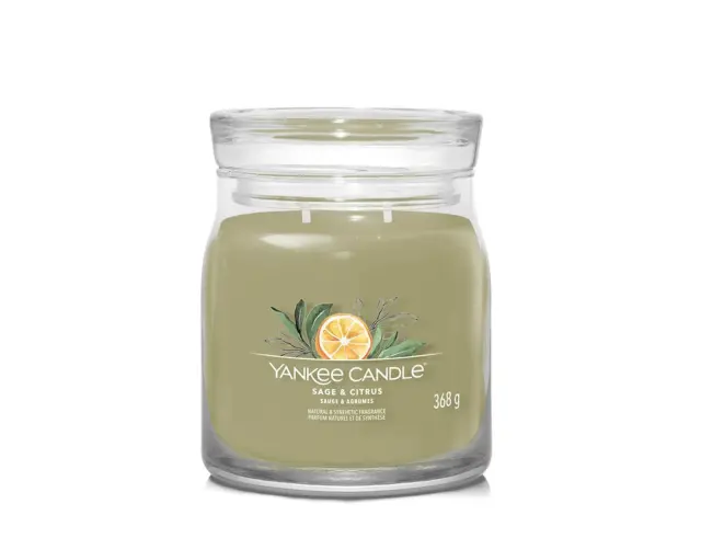 Αρωματικό Κερί Yankee Candle με διάρκεια καύσης έως 50 ώρες και άρωμα Sage & Citrus1629995E