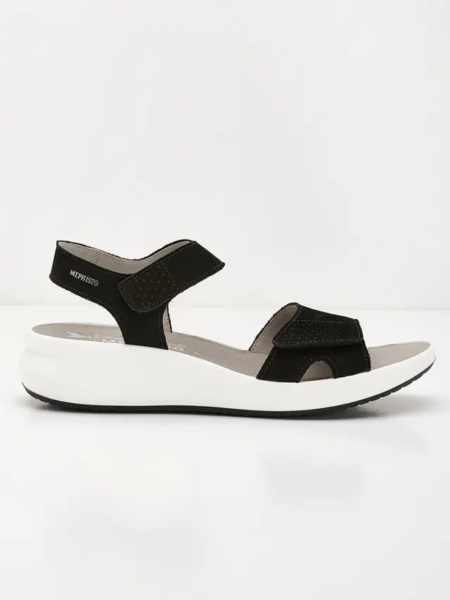 Mephisto Πέδιλα Γυναικείο δέρμα Nubuck Μαύρο MEP/TANY BLACK 3