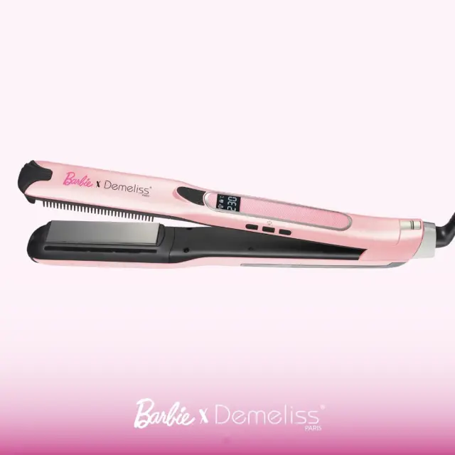 DEMELISS BARBIE TITANIUM SA-2202 Ψηφιακή Πρέσα Μαλλιών Με Ατμό & Πλάκες Τιτανίου 230˚C