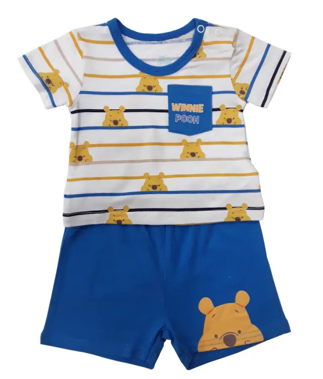 Μπλουζάκι με Σορτσάκι Pooh Blue 80102280001 - 12 M (80cm)