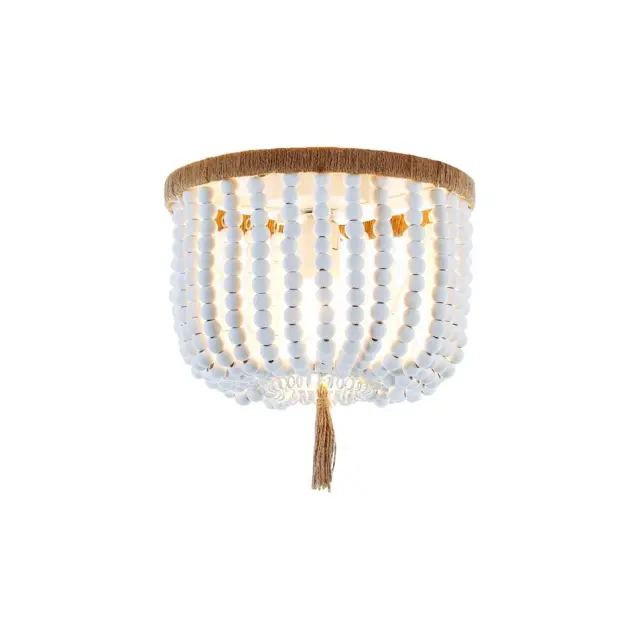 AcaLight Offer NETTO ΦΩΤΙΣΤΙΚΟ ΚΡΕΜΑΣΤΟ ΛΕΥΚΟ ΣΧΟΙΝΙ ΣΥΜΒΑΤΙΚΟ 1ΧΕ27 IP20 280Χ280mm