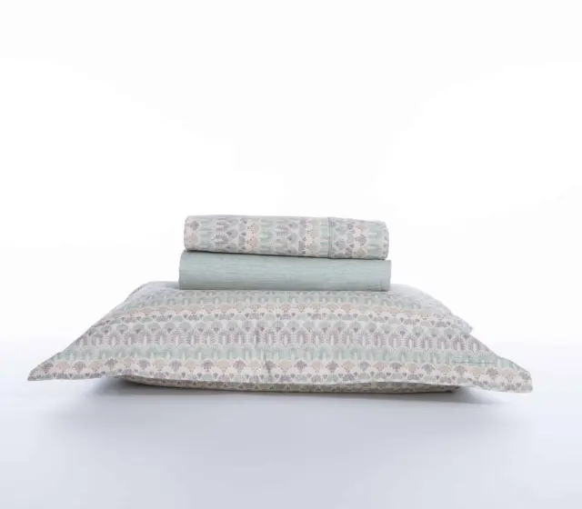 ΣΕΤ ΣΕΝΤΟΝΙΑ ΒΑΜΒΑΚΟΣΑΤΕΝ KING SIZE MOSAIR 270X280 NEF-NEF HOMEWARE AQUA 3