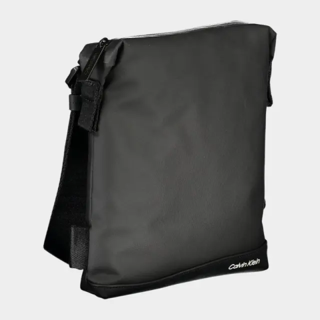 Calvin Klein - Ανδρική Τσάντα Ώμου / Χιαστί Rubberized Conv Flatpack K50K511254-BEH Μαύρο 2