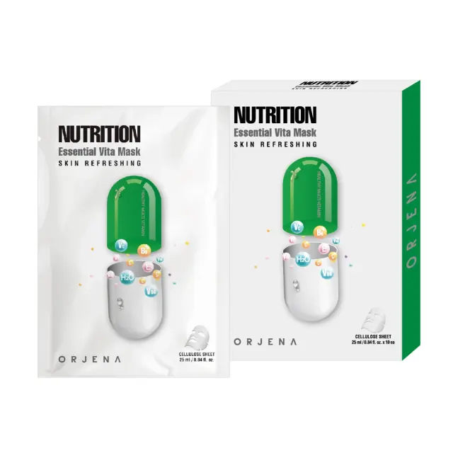 Orjena Nutrition Essential Vita Mask Υφασμάτινη Μάσκα Θρέψης 25ml