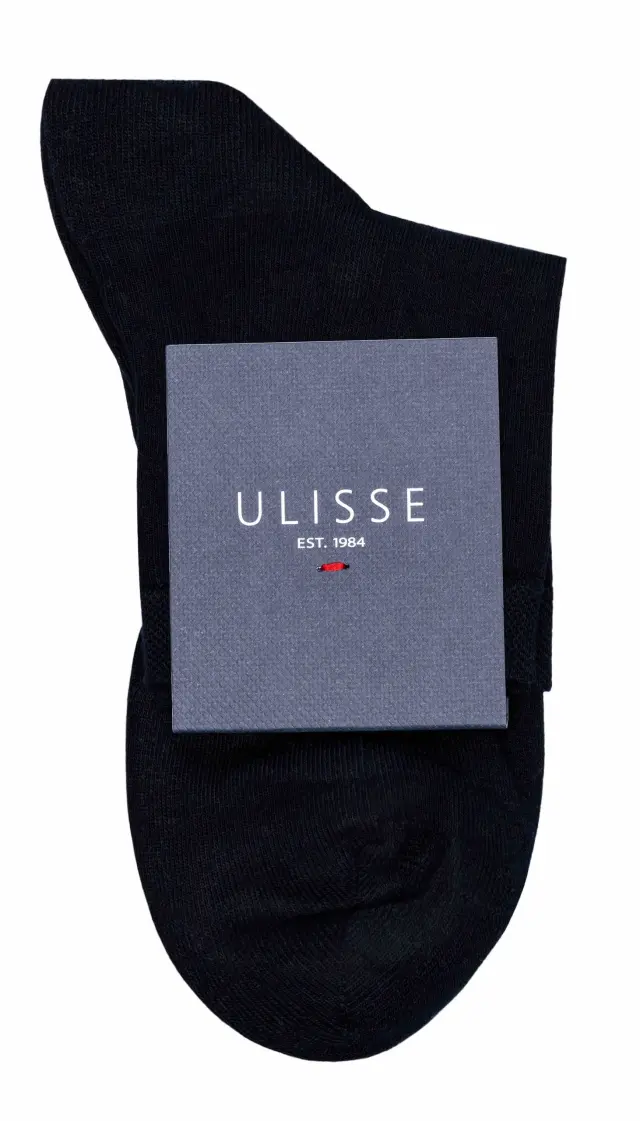 SC-M100-269 - Black - SOCKS MEN ULISSE BASIC - O/S 41-46 2