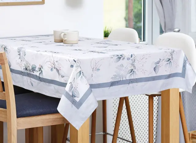 Τραπεζομάντηλο 140x140 Beauty Home Wednesday 8322 Σιέλ 100% βαμβακερό