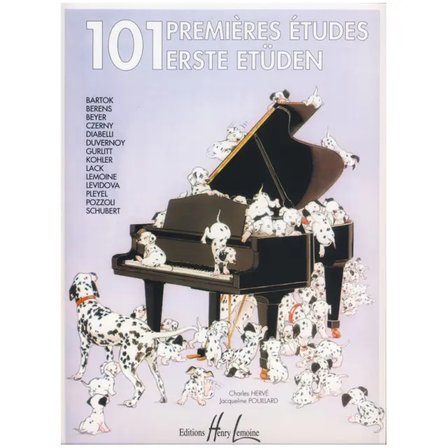 Herve/Pouillard - 101 Premieres Etudes pour le Piano