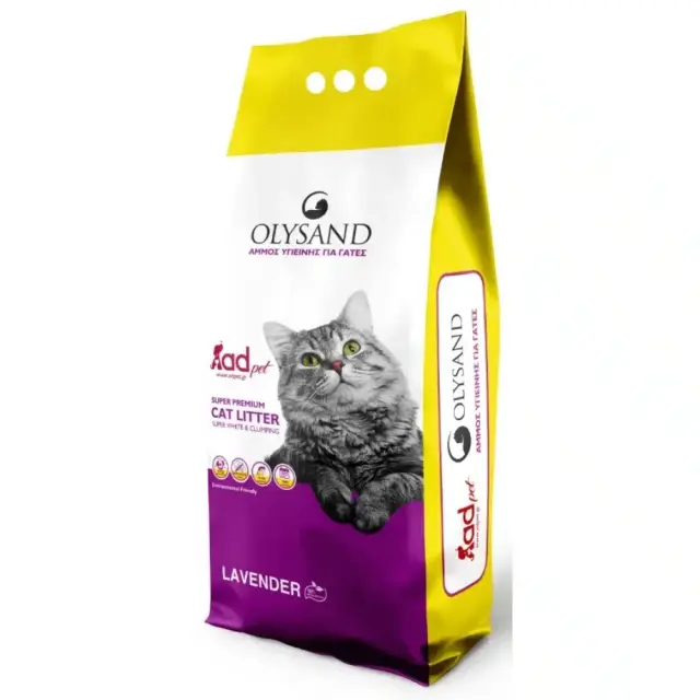 Άμμος Γάτας Olysand Lavender 10L 10Lt
