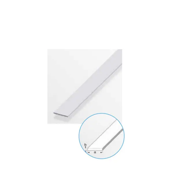 Βέργα Πλακέ Αλουμινίου 100x20x0.5mm