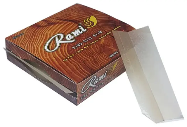 Rami Χαρτάκια Ακατέργαστο Dispenser King Size Slim - 1716φ.