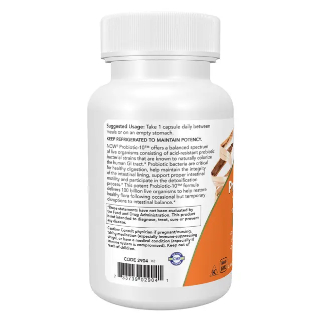 Now Foods Probiotic-10 100 Billion 60 Veg Capsules 3