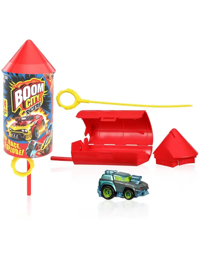 Giochi Preziosi Boom City Racers Season 1 Single Pack Όχημα Και Εκτοξευτής BMC05000
