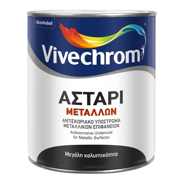 VIVECHROM ΑΣΤΑΡΙ ΜΕΤΑΛΛΩΝ ΛΕΥΚΟ 2,5lt
