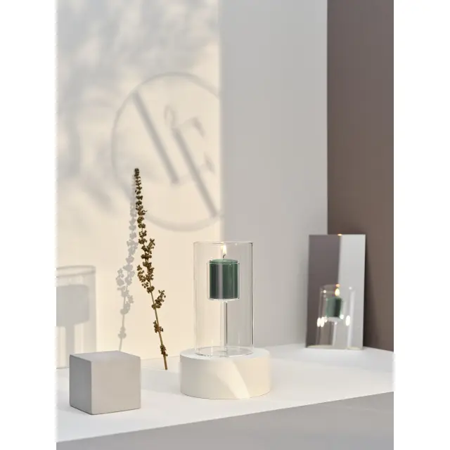 Bougies La Francaise Colorama Votive Candle Green 10h μικρό κερί 48 gr