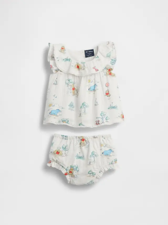 Βρεφικό Σετ Ρούχων Winnie The Pooh από Βαμβακερή Γάζα Toile