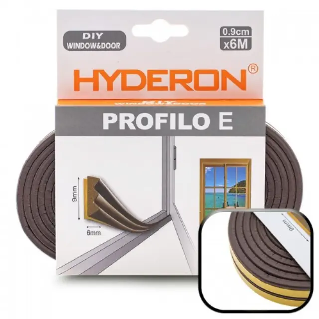 Αφρώδες μονωτικό υλικό κουφωμάτων - Hyderon profilo E 6M