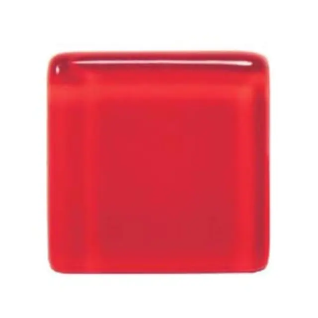 Γυάλινες Ψηφίδες Soft Glass - Red - 20x20mm - 200gr