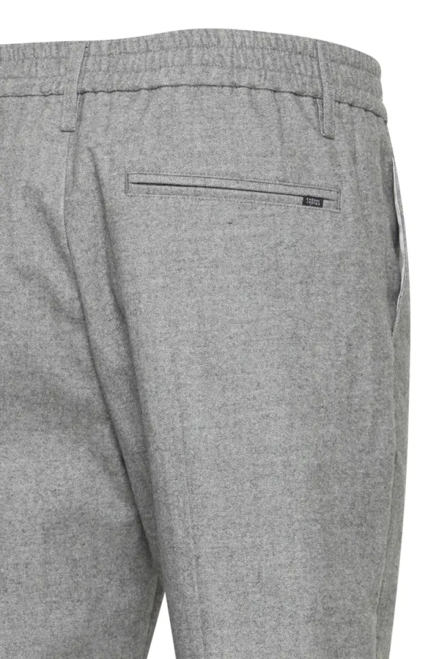 Casual Friday Ανδρικό MARC Herringbone Chinos Παντελόνι - Mid Grey Melange - 32W 30L 3