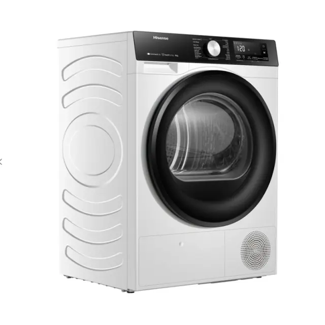 Hisense DH3S802BW2 Στεγνωτήριο 8kg A++ με Αντλία Θερμότητας 2