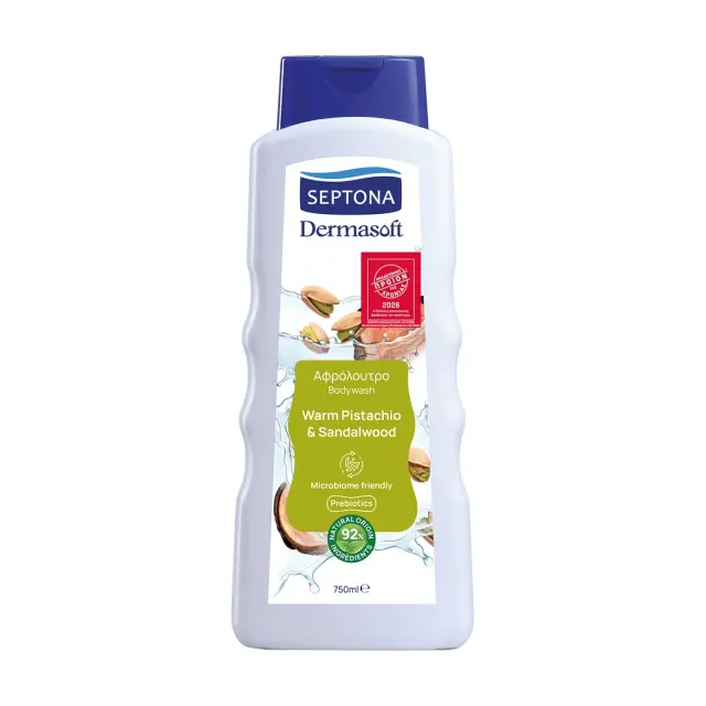 Septona Dermasoft Αφρόλουτρο Pistachio-Sandalwood 750ml