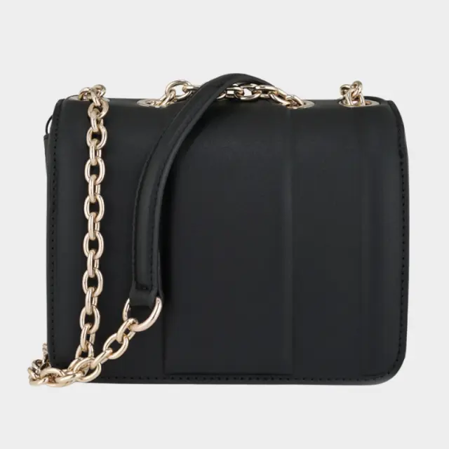 Valentino Bags - Γυναικεία Τσάντα Ώμου Brass VBS8G610-001 Μαύρο 3