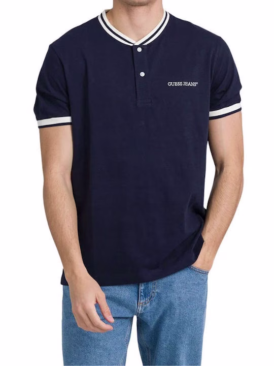 Guess T-shirt Navy Blazer Mπλέ Σκούρο Μπλε Σκούρο 3