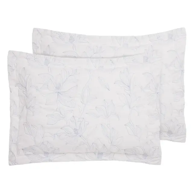 Ζεύγος Μαξιλαροθήκες 50x70+5 Oxford Das Home Happy 9659 White 100% Microfiber