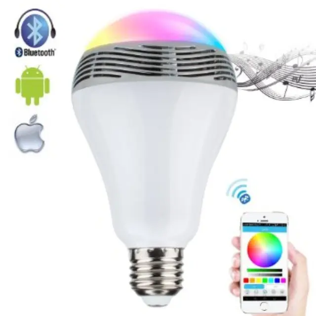Έξυπνη λάμπα LED Bluetooth Speaker, Color changing