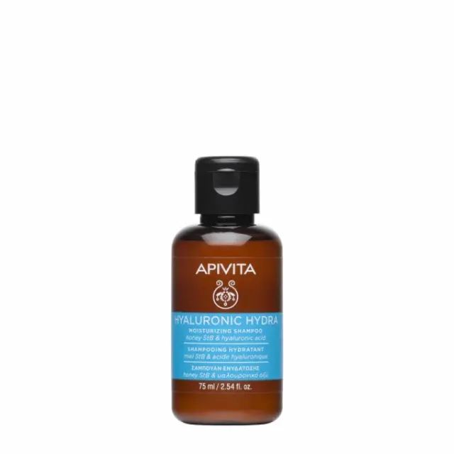 Apivita Hyaluronic Hydra Ενυδατικό Σαμπουάν με Μέλι & Υαλουρονικό Οξύ 75ml