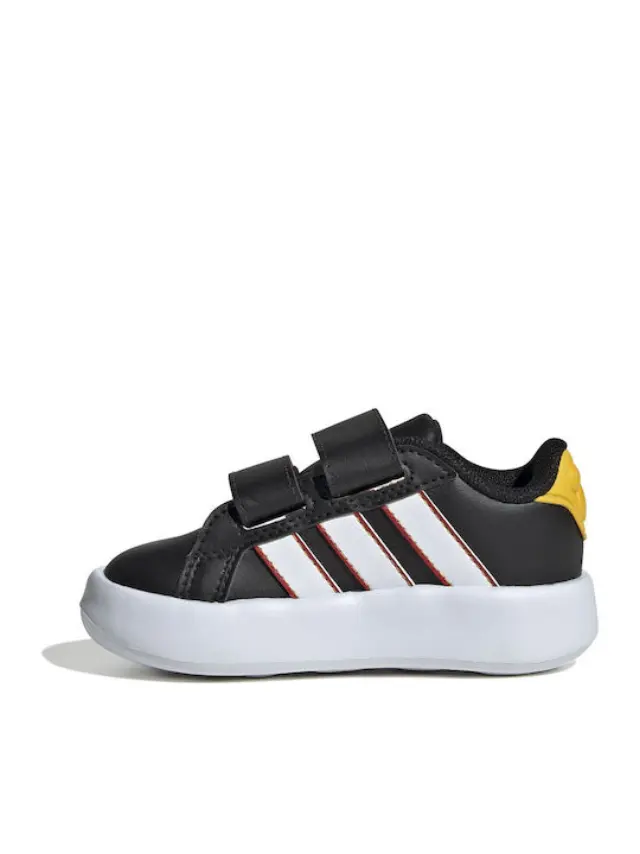 Grand Court Παιδικά Sneakers με Σκρατς Mickey Mouse Μαύρα - 27 3