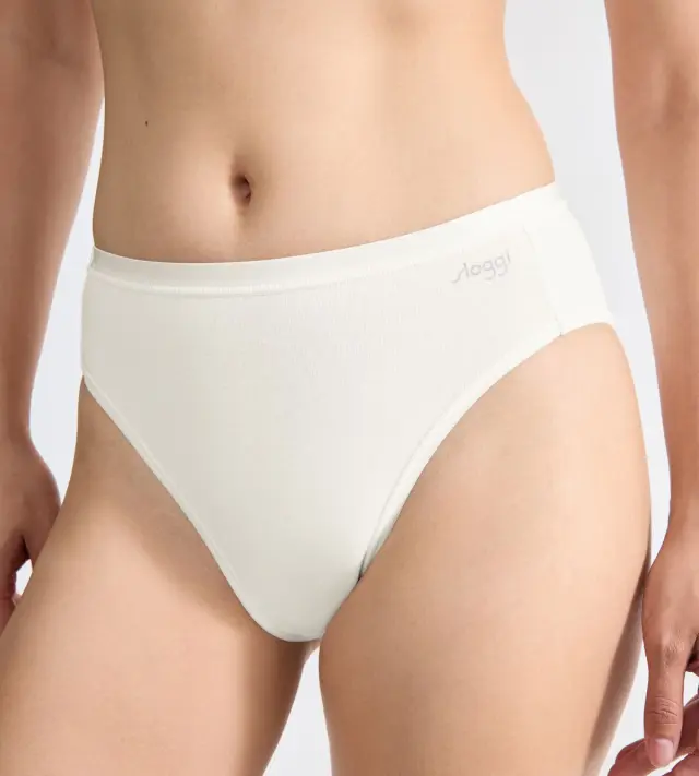 Sloggi Γυναικείο Slip Go Daily Tai - Τριπλό Πακέτο, Χρώμα Silk White 3