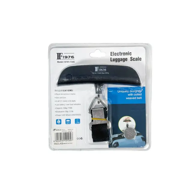 F1976 Ψηφιακή Ζυγαριά Αποσκευές Εώς 50 Kg 14191-734e Electronic Luggage Scale 0231023 3