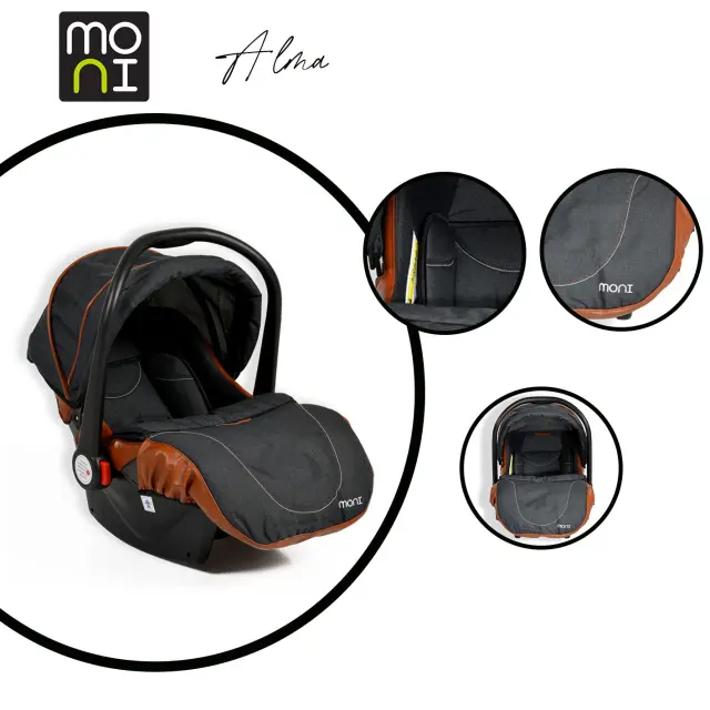 MONI - Car seat Alma black - 3801005150304