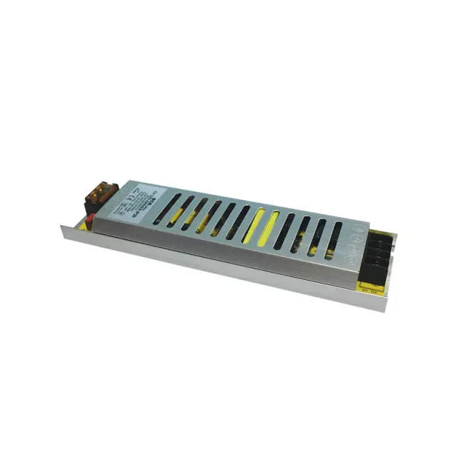 ΛΕΠΤΟ ΜΕΤΑΛΛΙΚΟ CV LED DRIVER 100W 230V AC 12V DC 8.3A IP20 ΜΕ ΤΕΡΜΑΤΙΚΗ / SM100CV12
