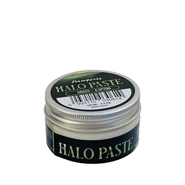 Halo Paste (ιριδίζουσα πάστα) 50ml, Stamperia, Πράσινο
