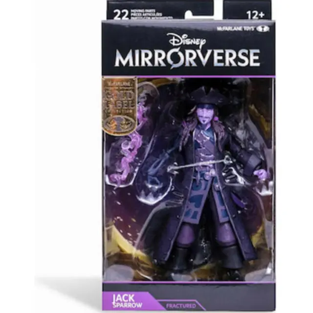 Mc Farlane Φιγούρα DISNEY MIRRORVERSE - Jack Sparrow "Fractured" - Figure gold label 18cm (MCF16056)