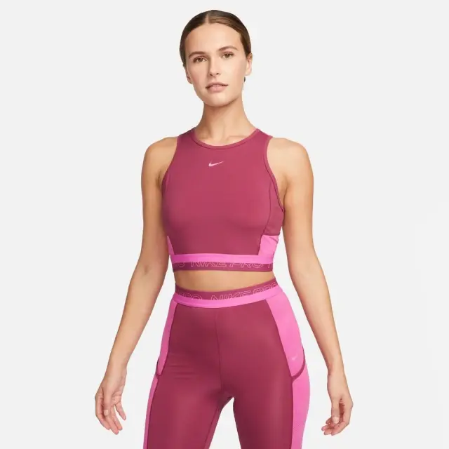 Nike Pro Dri-FIT Crop Tank (DX0061-653) - MULTI-COLOR