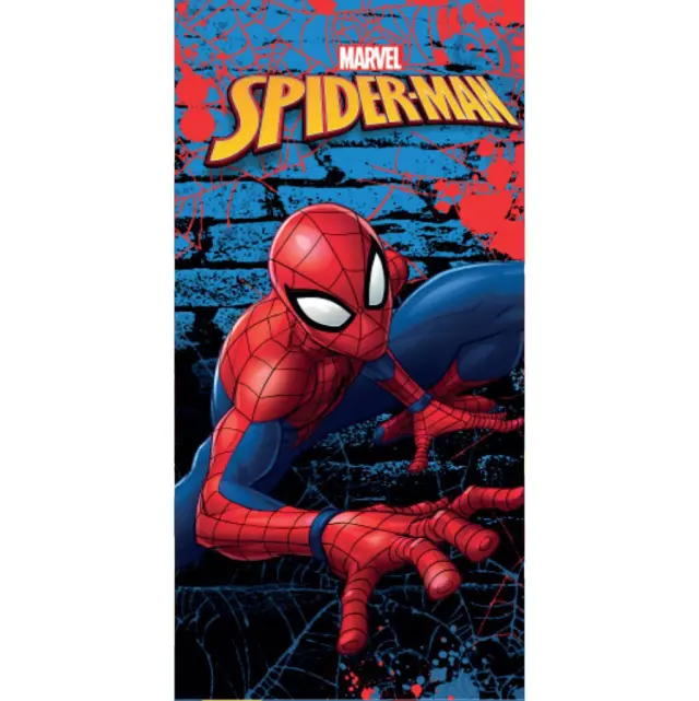 Spiderman Wall πετσέτα μπάνιου, πετσέτα θαλάσσης 70x140 cm 100% Βαμβάκι Πολύχρωμο