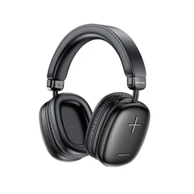 Awei AT6 Ασύρματα Bluetooth Over Ear Ακουστικά Μαύρα