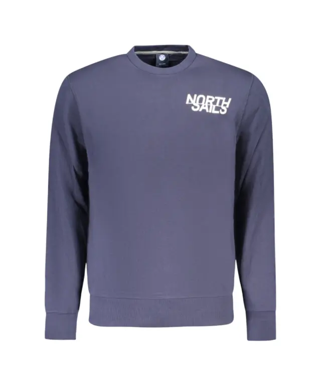North Sails- Ανδρικό Φούτερ Hoodie Regular Fit 993024-000-0802 Μπλε Σκούρο