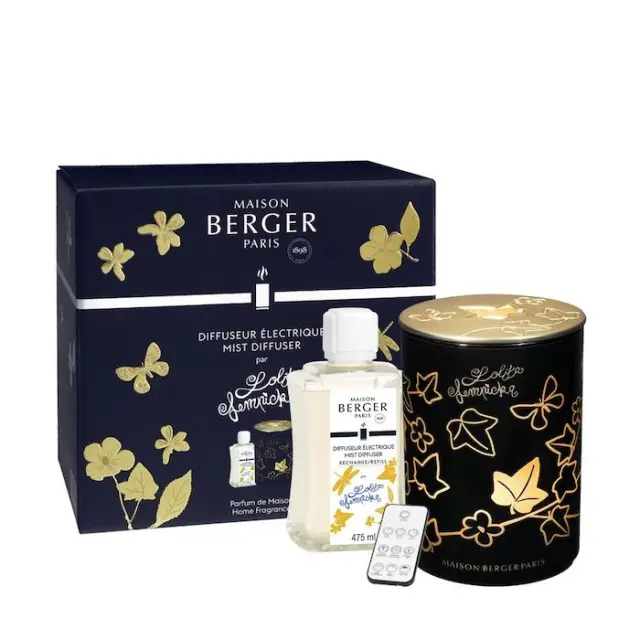 Maison Berger Paris Black Lolita Lempicka Συσκευή Αρωματοθεραπείας με τηλ/ριο και έτοιμο διάλυμα προς χρήση